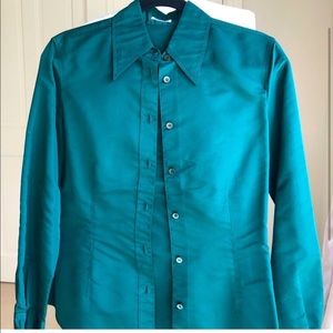 Miu Miu (Prada) silk button down shirt